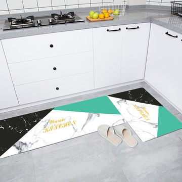Anti Slip Pvc Print Waterproof Kitchen Mats And Rugs Floor Mat Set Global Sources