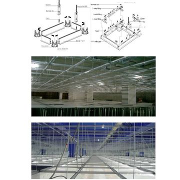 Ffu Grid Cleanroom Ceiling Grid Gel Grid Heaavy Grid Global