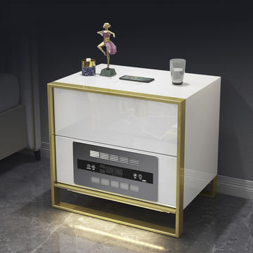 Chinasmart Bedside Table Home Audio Night Stand Speaker Table With Wireless Charging On Global Sources
