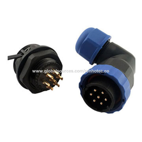 China 7 Pin Circular Connector Plug Socket Wire Connector For Lights On Global Sources 7 Pin Connector Circular Connector Wire Connector