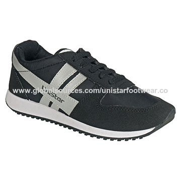 Joggers Shoes, PVC Injected Sole, Made 