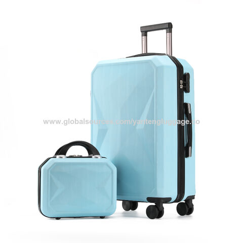 light blue luggage sets