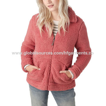 ladies patterned fleece jackets