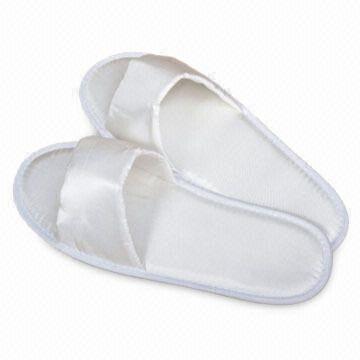 Men's Silk Slipper with Thin EVA Plate 