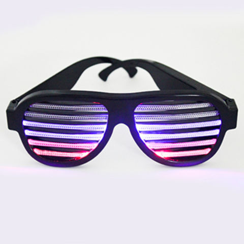 sound activated led sunglasses