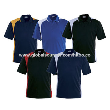 contrast polo shirts