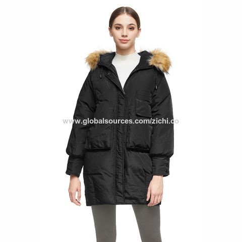 dkny duck down coat