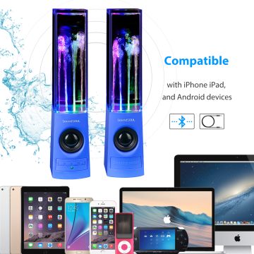 bluetooth led water speakers