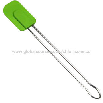 silicone spatula with metal handle