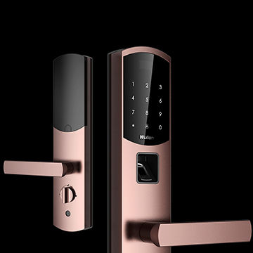 Apartment Hotel Wifi Zigbee Wireless Smart Lock For Wooded Door