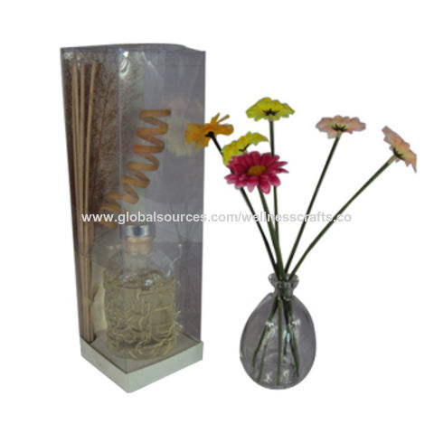 China Decorative Reed Diffusers With Flower Sticks On Global Sources