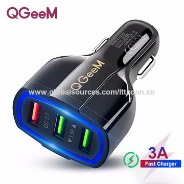 car charger 3 usb