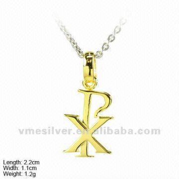 1 925 Silver Religion Pendant Chi Rho Charm 2 Gold Plated And Nickel Free 3 Customer D Global Sources - Chi Rho Pendant Gold 1 925 Silver Religion Pendant Chi Rho Charm 2 Gold Plated And Nickel Free 3 Customer D Global Sources - Chi Rho Pendant Gold