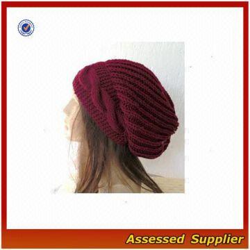 Knitted Women Winter Hat Free Knitting Pattern Hat Beanie 1