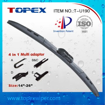 T U190 Hybrid Wiper Blade All Fit Windshield Durable T U190 Hybrid Wiper Blade All Fit Windshield Durable Wipers Flat