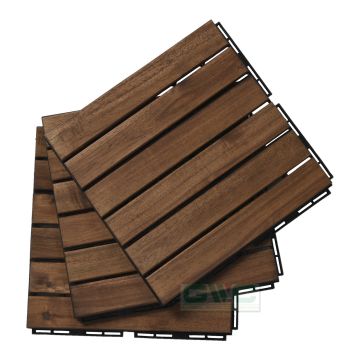 Acacia Wood Interlocking Deck Tiles 6 Slats Global Sources Vietnam Acacia Wood Interlocking Deck Tiles 6 Slats