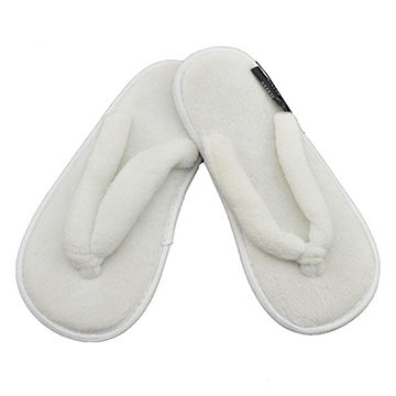 fleece flip flops