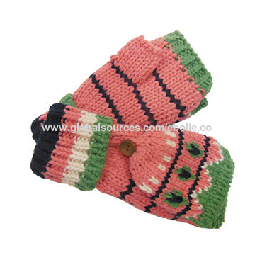 cute knit gloves