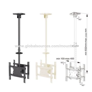 China Support Back To Back Model Tv Ceiling Bracket With Tilt