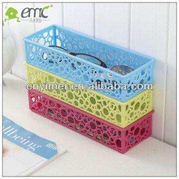 small plastic storage baskets