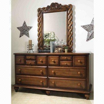 Solid Wood Vanity Cabinet Bedroom, Vanity Chest Bedroom Furniture
