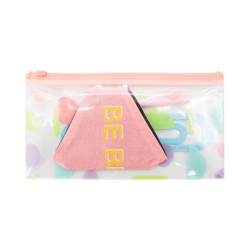 plastic pencil case with zipper