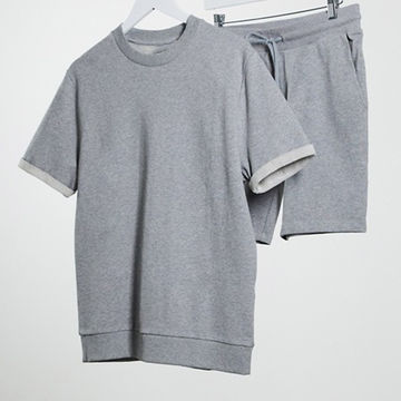 two piece jogger short set