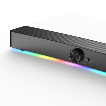 China Hot sale USB 2.0 Stereo RGB Gaming speaker multimedia sound ...