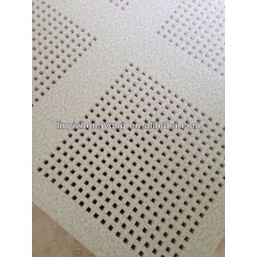 Perforated Gypsum Ceiling Tile Iraq Popular Acoustic Panel