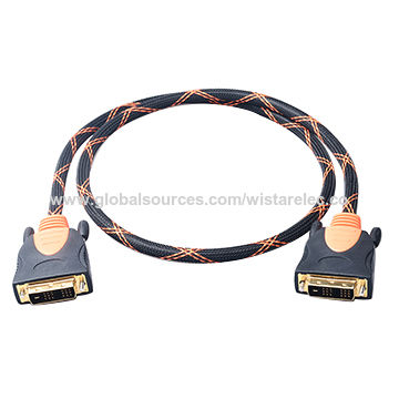 China Wistar Dual Color Dvi Cable Dual Link Dvi D Cable 24 1 Gold Color On Global Sources Dvi Cable Dvi Dual Link Cable Dvi 18 1 Cable