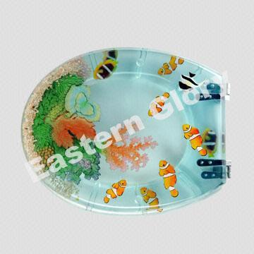 tropical fish toilet seat