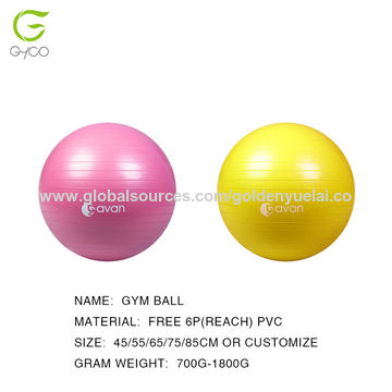 yoga ball sizes