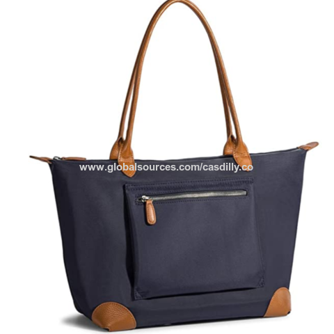 China La bolsa de asas de cuero para los bolsos de nylon ligeros grandes  del hombro de las mujeres y el viaje funcionan el monedero encendido Global  Sources,Las bolsas de asas,Bolsos,La bolsa