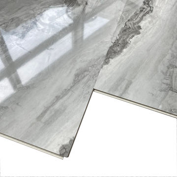 Spc Flooring Fireproof Vinyl Tile, Vinyl Flooring White Marble