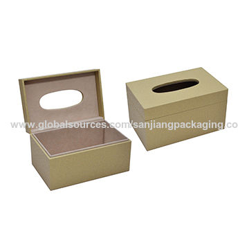 cardboard tissue box