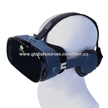 Fiit Vr 2f Audio Visual Connection Vr Helmet Blue Headset 3d Vr Glasses For Iphone Global Sources