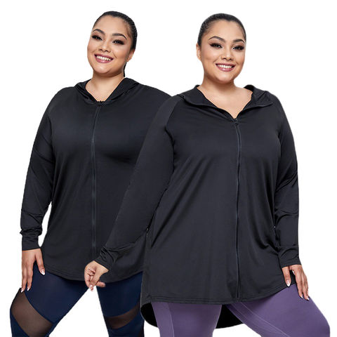 plus size yoga jacket