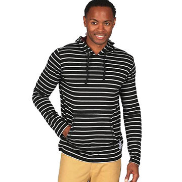 striped pullover hoodie men's