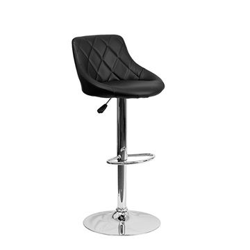 Adjustable Swivel Bar Stool High Chairs, Adjustable Bar Stool With Backrest