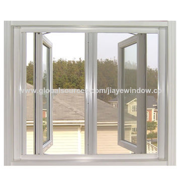 China Double Panels Swing Outside Casement Window From Qingdao