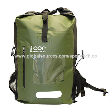 waterproof roll top backpack laptop