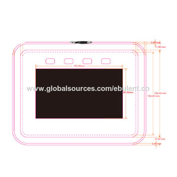China 8inch TFT LCD display for video showing box custom on Global Sources