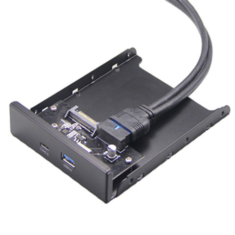 computer case with front usb c