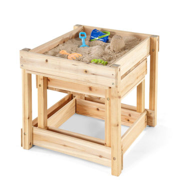 Wooden sales sandpit table