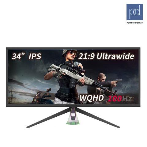 China Perfect Display 34'' WQHD Ultrawide 21:9 100Hz G2G 6ms IPS Panel ...