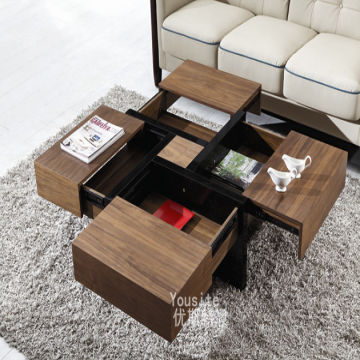 Extending Coffee Table / Buy Mateo Extending Dining Table Online Pottery Barn Uae / Three tiers of glass, the second and third are able to swivel for added spaces and fold in when not in use.