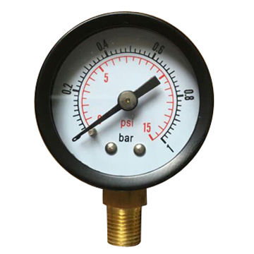 0 15 psi pressure gauge