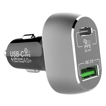 China Phone Car Charger From Shenzhen Manufacturer Vina China Newest 63w High Qc 3 0 Dual Ports Type C Pd Phone Car Charger