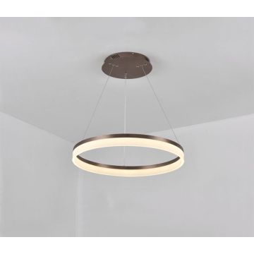 acrylic and gold pendant light