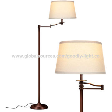 China Swing Arm Led Floor Lamp Tall, Tall Led Floor Lamps